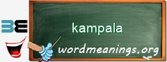 WordMeaning blackboard for kampala
